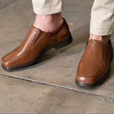 Raúl - Zapato Casual Piel de Borrego Miel - Para Hombre